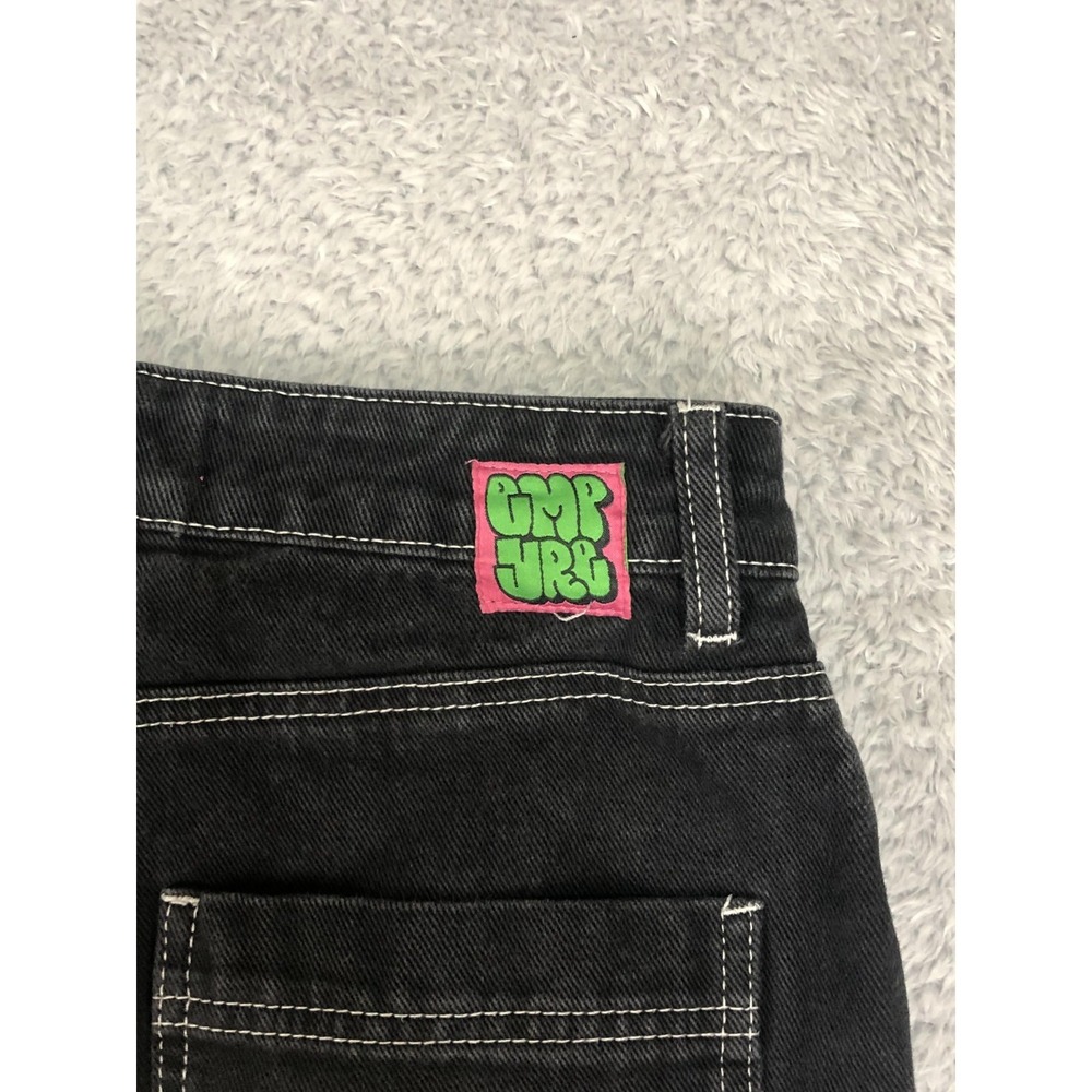 Empyre Jeans Womens 0 (25x29.5) Black Y2K Straight - Picture 9 of 16